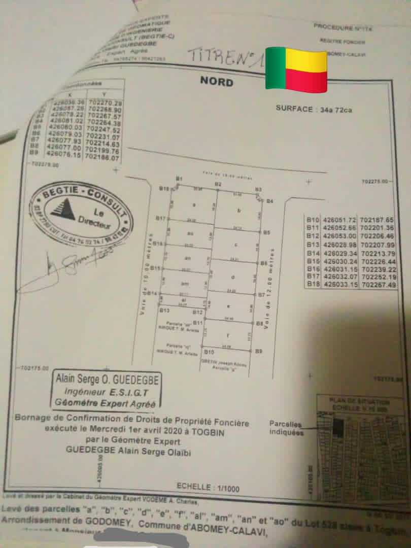 MISE EN VENTE DE 10 PARCELLES